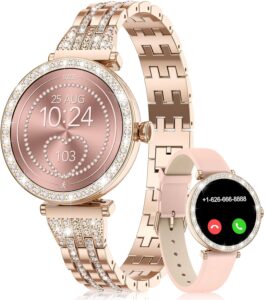 Дамски смарт часовник LIGE Smart Watch 1,19 AMOLED Gold