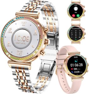 Дамски смарт часовник TYBERLEY Smart Watch 1,27 inch Gold & Silver