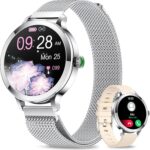 Дамски смарт часовник niolina Smart Watch 1,1 inch AMOLED Silver