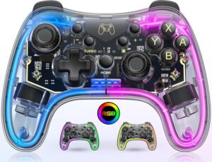 HELLCOOL B01 Безжичен контролер за PC – Switch – IOS – Android RGB