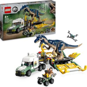 LEGO Jurassic World – Динозавърски мисии превоз на алозавър (76966)