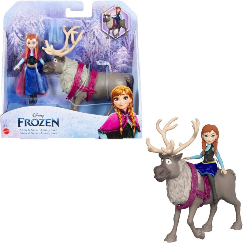 Mattel Disney Princess Frozen Кукла Анна и Свен