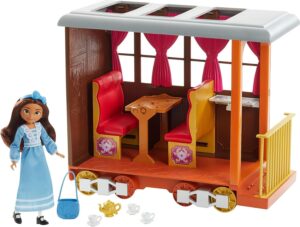 Mattel Spirit Игрален комплект Lucky, влак и Спирит