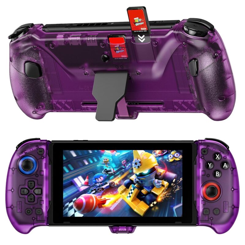 NexiGo Hall Effect Controller Контролер за Nintendo Switch 4K HDMI Purple