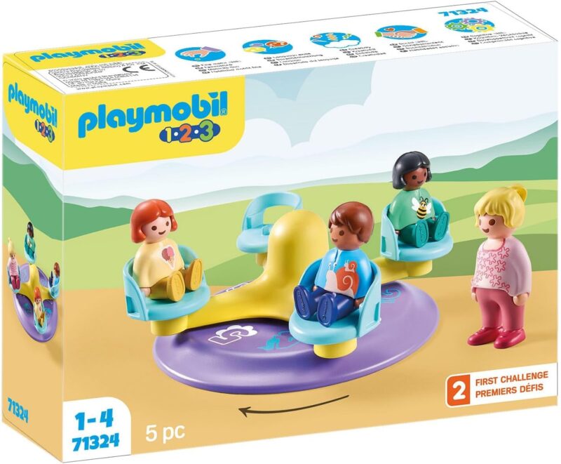 Playmobil 1.2.3 Въртележка (71324)