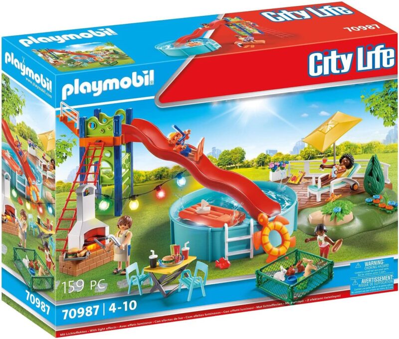 Playmobil City Life Парти на басейна (70987)