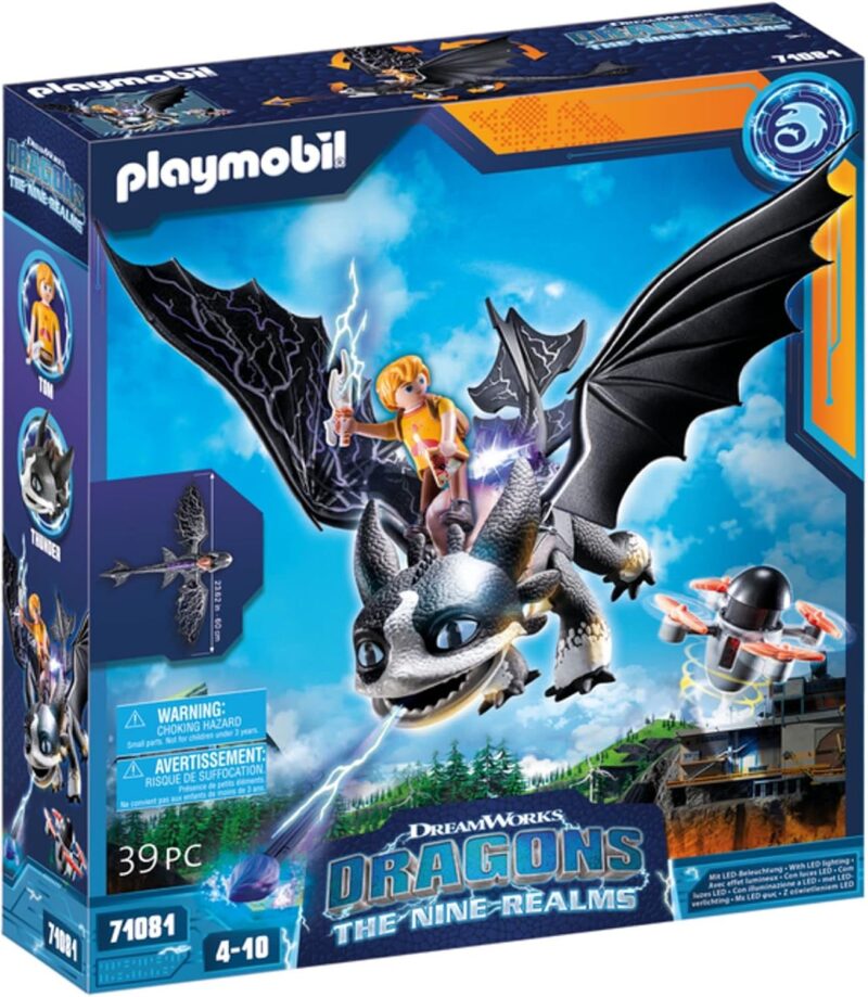 Playmobil Dragons Деветте царства Гръм и Том (71081)