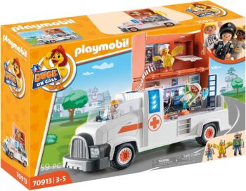 Playmobil Duck ON Call Линейка със станция (70913)