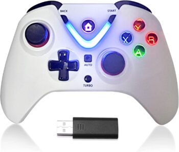 RALAN Безжичен контролер за Xbox Series X-S ONE & PC White