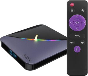 TUREWELL A-95X 4K Android TV Box 11 2GB RAM 16GB ROM Amlogic S905Y4 Мултимедиен плеър