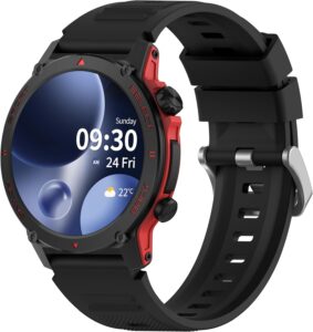 Смарт часовник Popglory S136 Men’s Smart Watch 1.43 Inch AMOLED Black