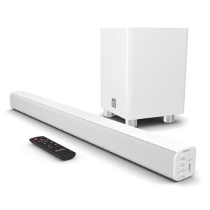 Саундбар за телевизор Majority K2 2.1 Soundbar & Subwoofer White